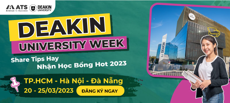 banner Deakin University Week 03.2023 - du học úc tại đại học Deakin